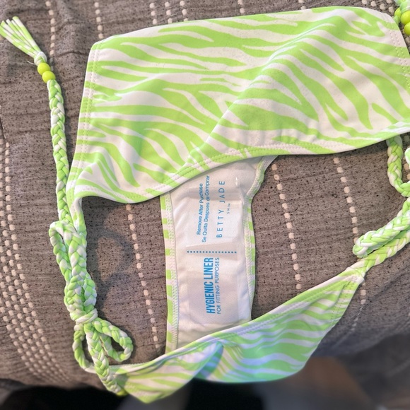 Triangle tie braided bikini set - Picture 3 of 3